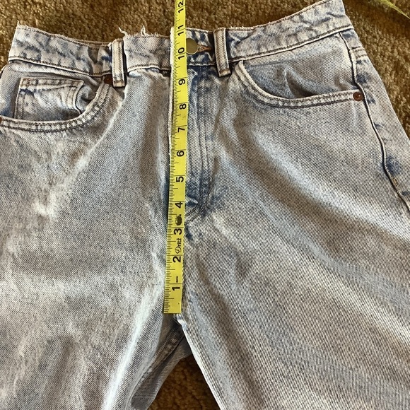 ZARA Stonewashed High-Rise Straight Leg Jeans Women’s Size 4 - Picture 8 of 10